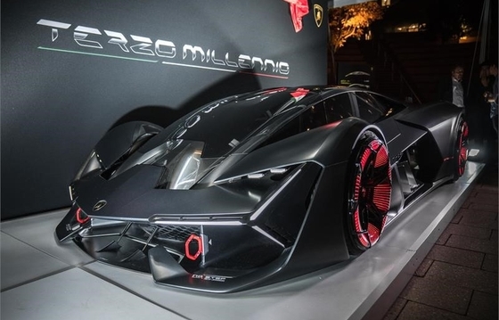 Lamborghini Terzo Millennio, the bodyshell (made of carbon) as an  accumulator